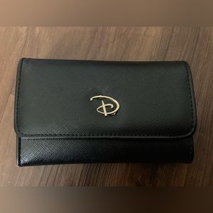 Disney logo FOLD OVER WALLET black